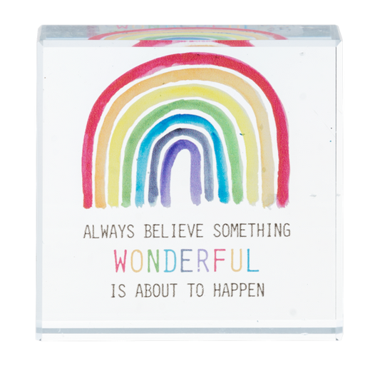 Block Talk - Always believe something wonderful is about to happen