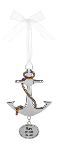 Anchor Ornament - Hope anchors the soul