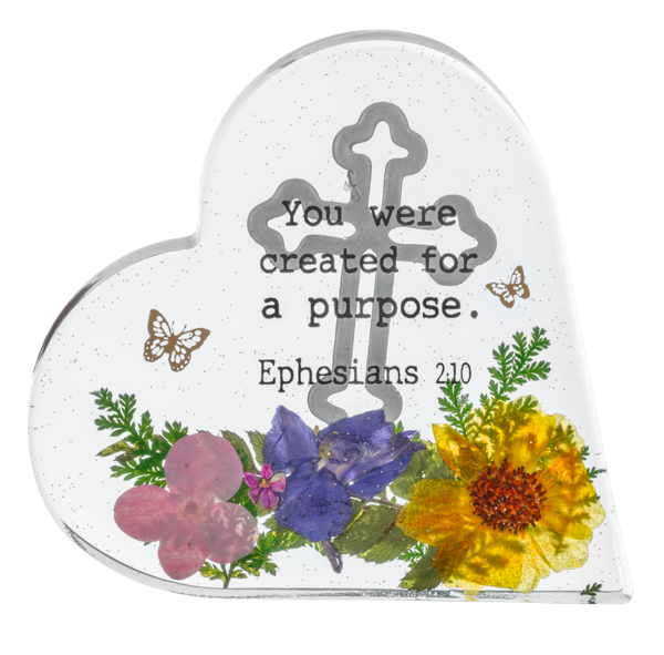 Dried Flower Heart Blocks