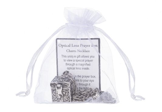 Optical Lens Prayer Box Necklaces