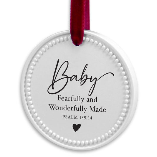 Christmas Ornament Fearfully Made Baby