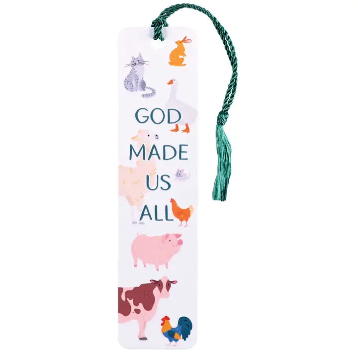 Bookmark Value Animals God Made Us All