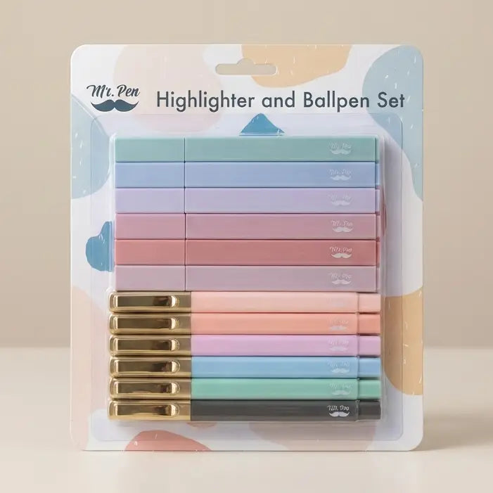 Pastel Bible Highlighters & Gel Pens Set