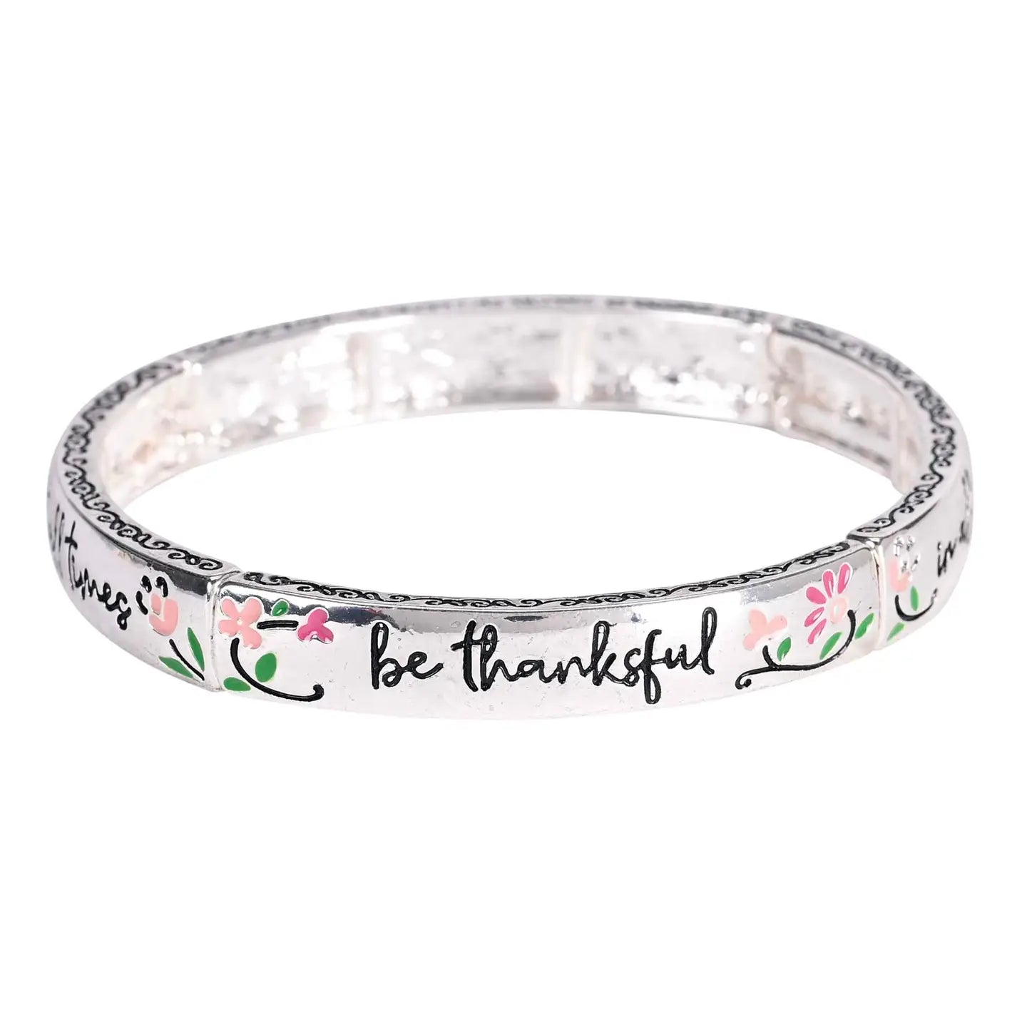 Stretch Bracelet Thessalonians 5 Floral