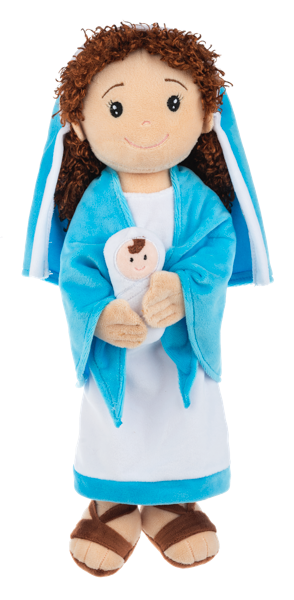 Mother Mary w/ Baby Jesus Doll