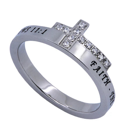 Women's Rings- Just the Cross, "Faith"