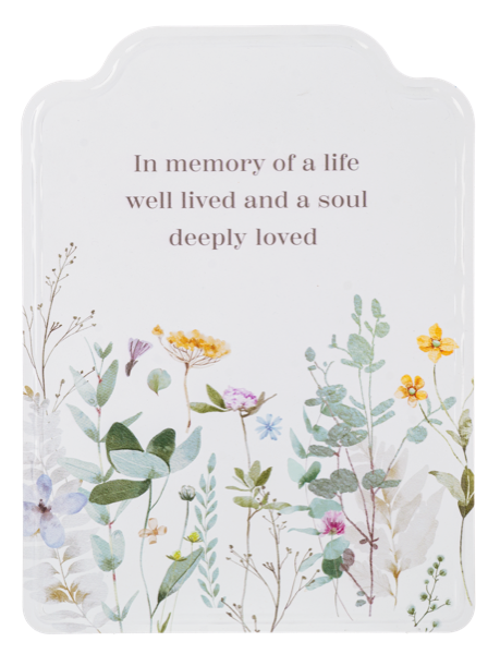 Bereavement Floral Wall Plaques