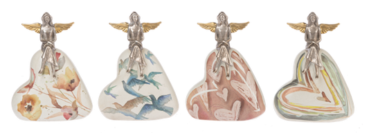 Life's Notes Angel on Heart Figurines
