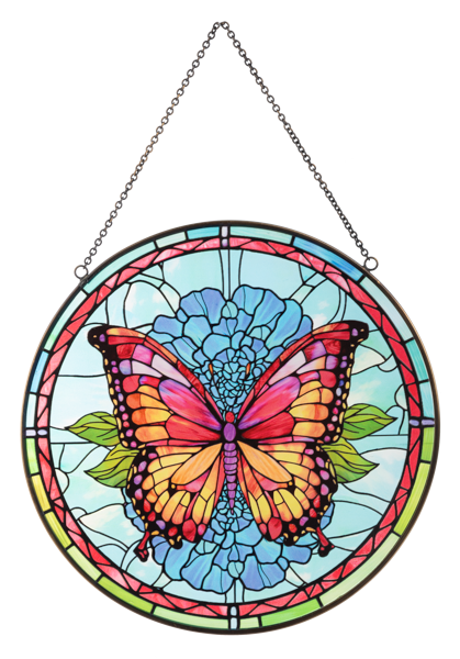 Stained Glass Butterfly Suncatcher