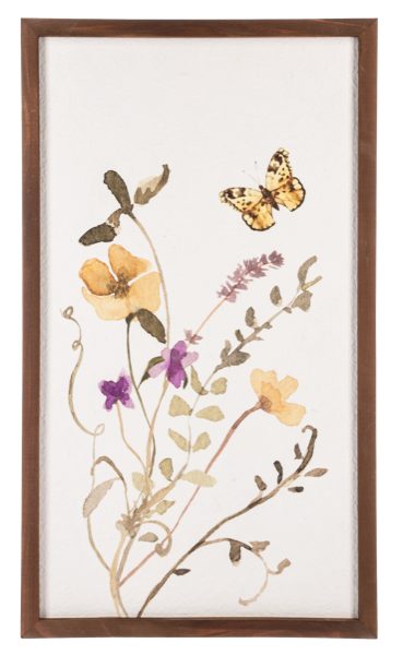 Watercolor Floral Wall Decor
