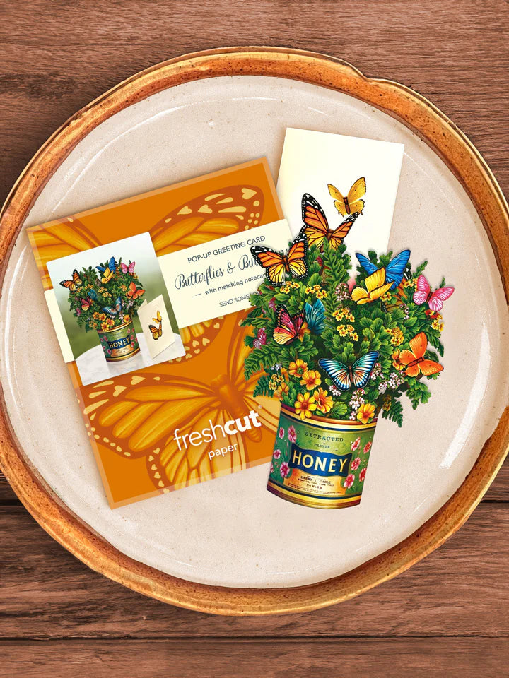 Mini Butterflies & Buttercups Pop-Up Greeting Card