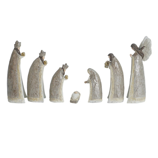 Nativity (Set of 7) 6"H Resin
