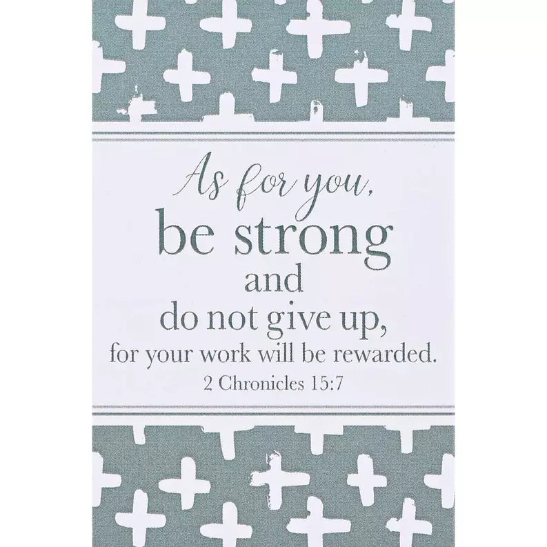 Be Strong and Do Not Itty Bitty Blessings Card