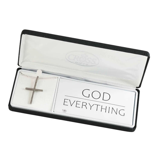 God Over Everything Men's Necklace, 24" Chain