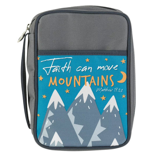 Faith Can Move Mountains Bible Cover, Medium