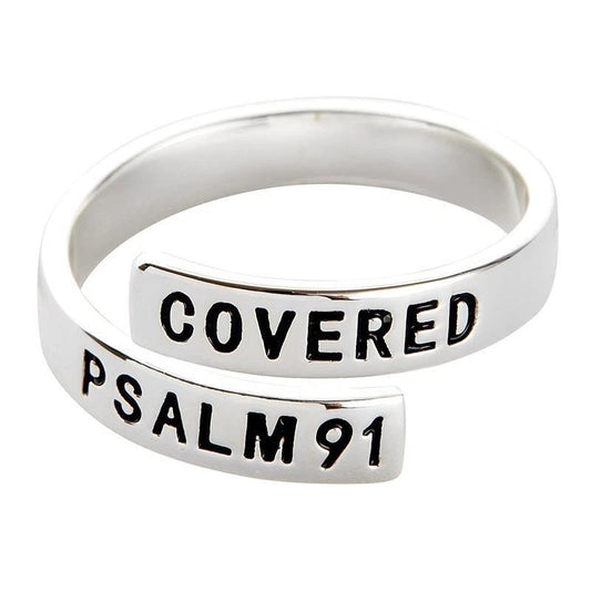 Ring Covered Psalm 91, Adjustable