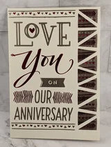 Love You On Our Anniversary Card-92261