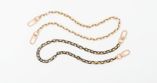 Painted Chain Cell Wristlet