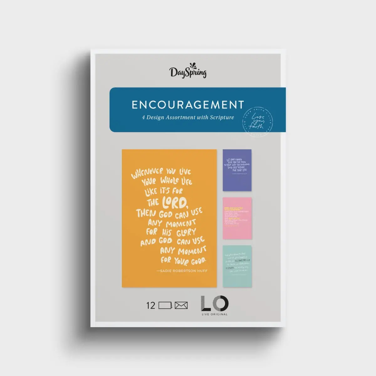 Encouragement - Sadie Robertson Huff - 12 Boxed Cards and Envelopes