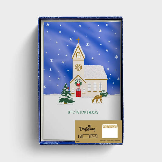 Let Us Be Glad and Rejoice - 18 Christmas Boxed Cards and Envelopes