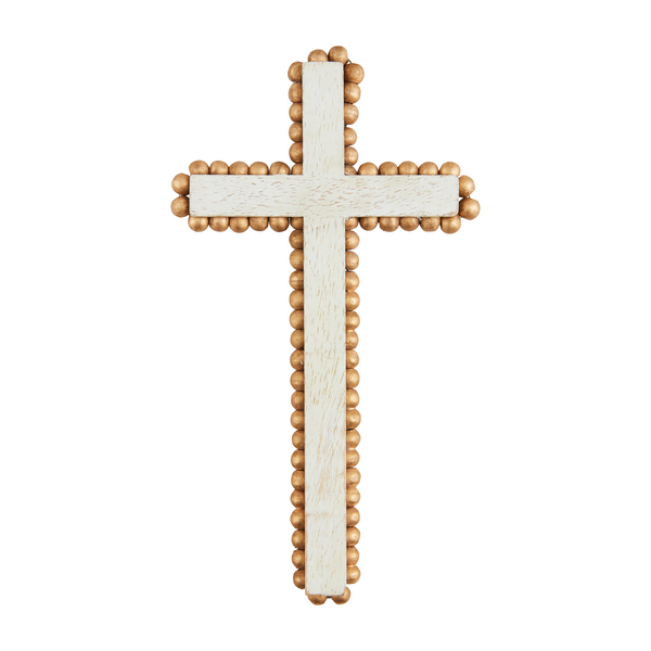 Medium Gold Bead Cross