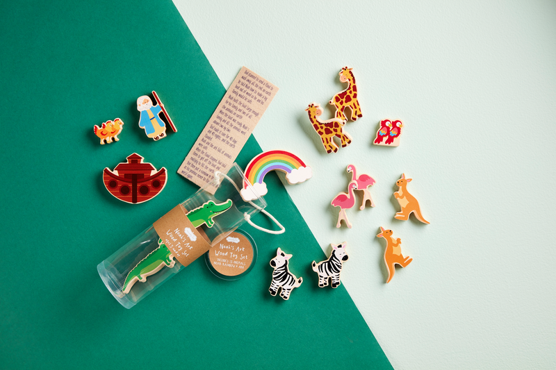 Noah's Ark Wood Toy Set