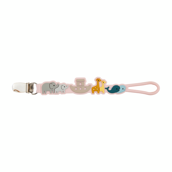 Pink Noah Silicone Pacy Strap