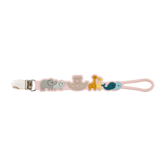 Pink Noah Silicone Pacy Strap